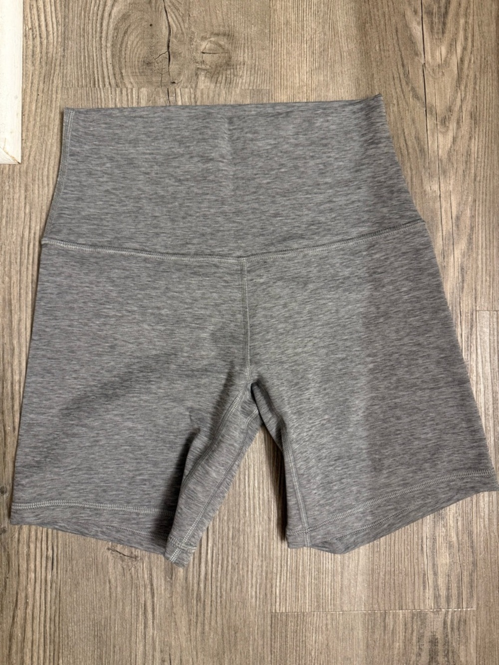 lululemon athletica Gray High-Rise Bike Shorts
